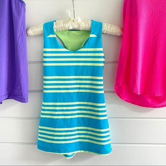 Ivivva Tank Top Lot Double Dutch & Twist Back With Built In Bras Like New 12 - Picture 4 of 10